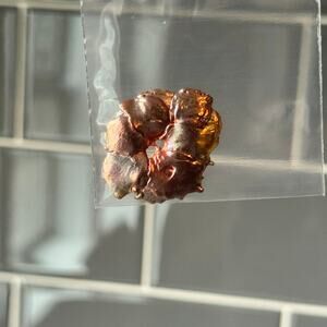 Vintage Flower Gold Iridescent 2 Hole Sewing Button DIY Craft Buttons Notion